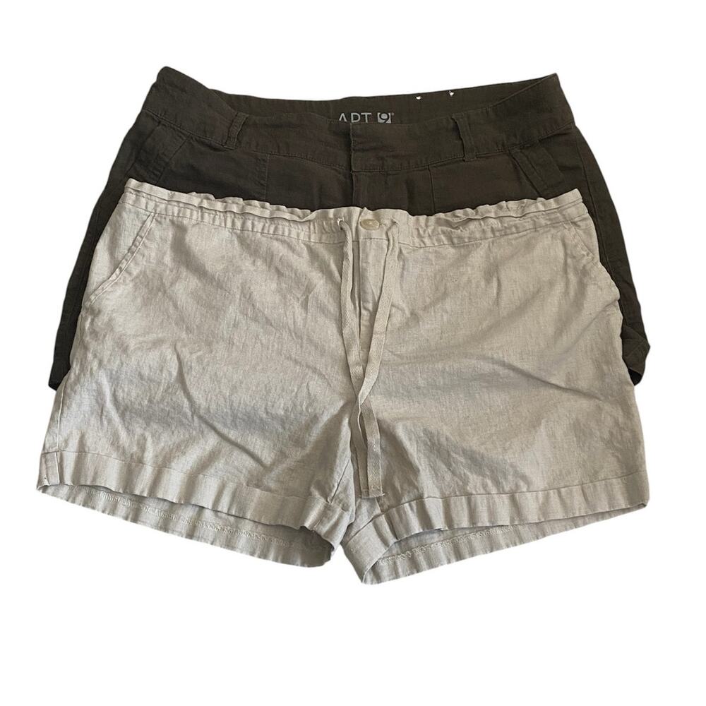 Shorts Lot Bundle Of five Pair Women Size L/XL 12/14 Casual Athletic Gorpcore - Picture 4 of 9